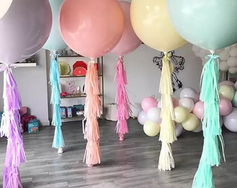 36 inches JUMBO PASTEL Balloon - Macaron Balloon, Candy Balloon, Soft Pastel Balloon, Rainbow Balloon, Baby Shower Balloon, Birthday Balloon