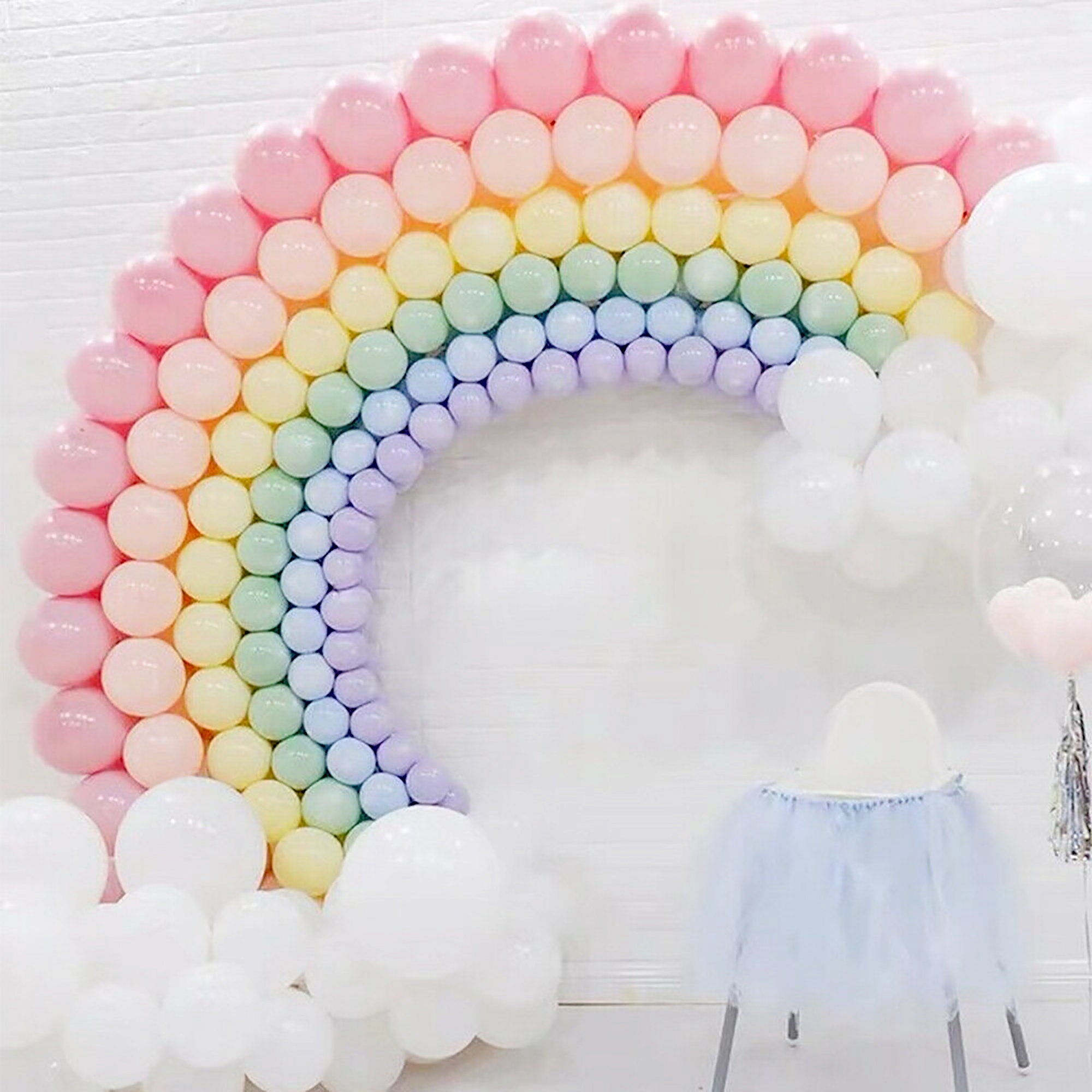 Rainbow balloons on sale