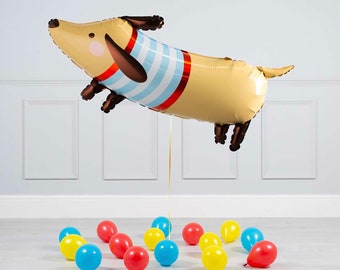Dachshund Balloon, Weiner Dog Party Decor