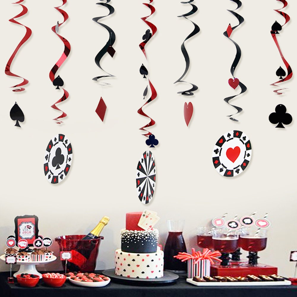 Poker Party Decoration Casino Party, Las Vegas Themed Party