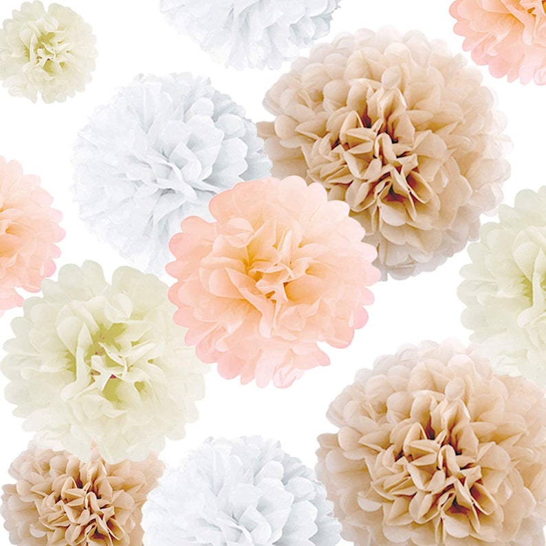 Neutral Party Decorations Vintage Party Decorations Etsy