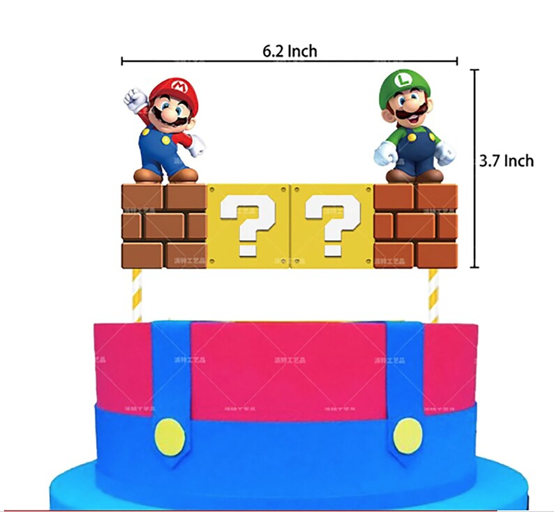Super Mario Balloons, Mario Birthday Party Supplies, Mario and Luigi Theme Balloons, Super Mario Party Decorations image 4