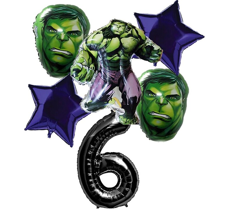 HULK BALLOONS the Avengers Balloons Superhero Party Hulk Etsy