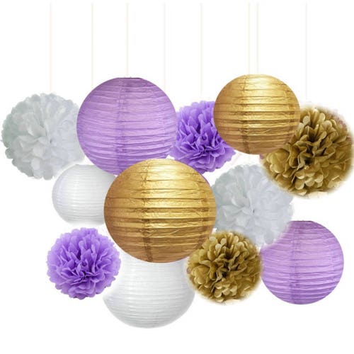 Purple And Gold Graduation Party Decor Birthday - Purple And Gold Birthday Decoration Ideas Purple And Gold Graduation Party Decor Birthday - Purple And Gold Birthday Decoration Ideas