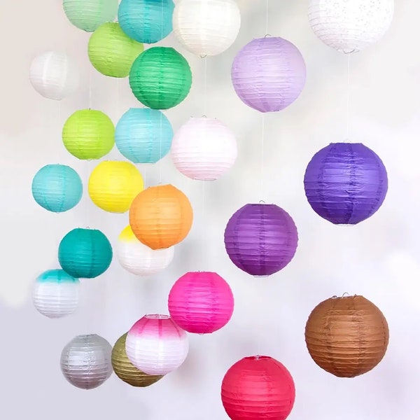 Paper Lanterns, Wedding Lanterns, Chinese Lanterns, Party Lanterns, Hanging Lanterns, Party Decoration for Weddings, Parties, & Graduation