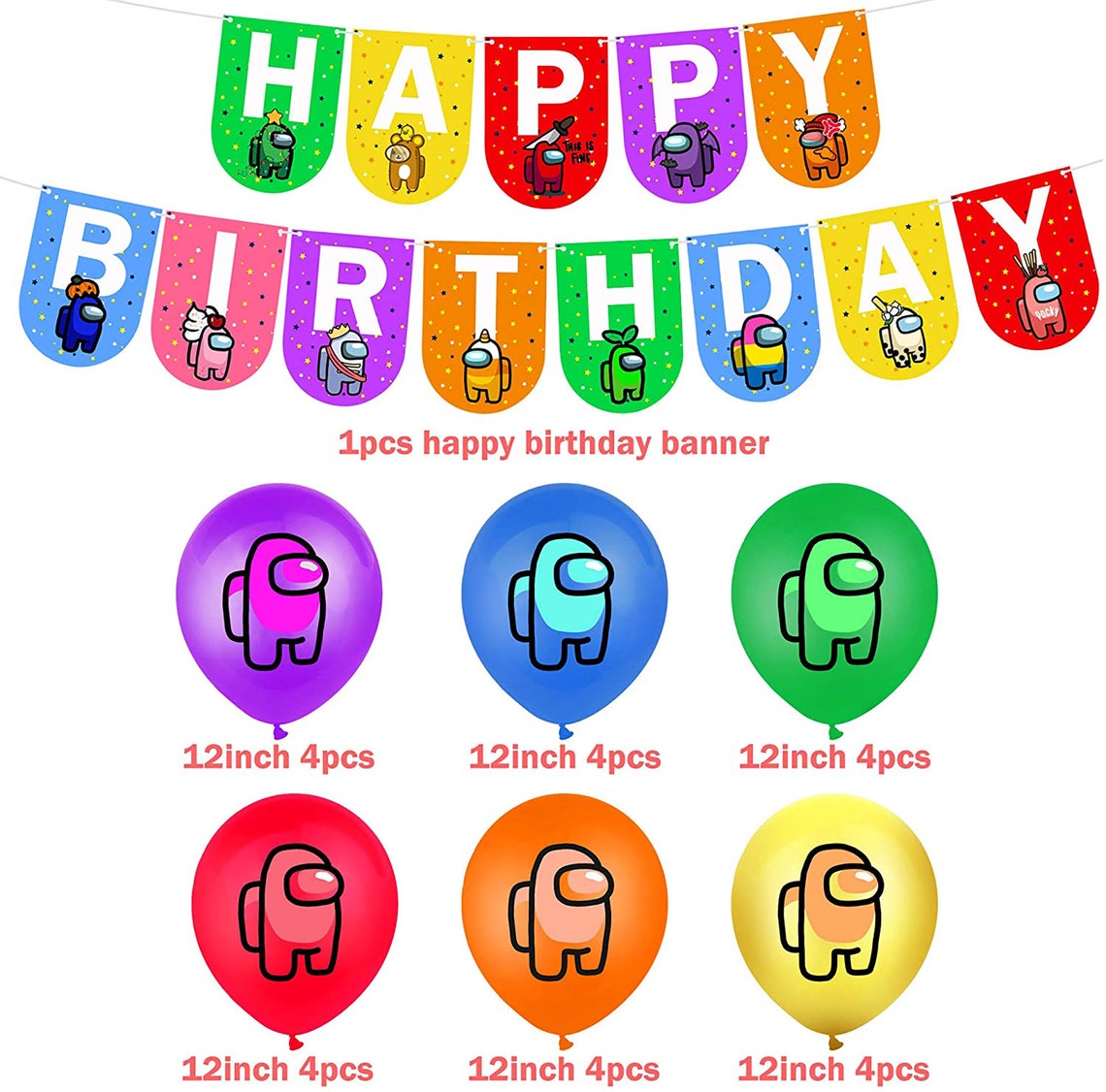 Among Us Party Among Us Birthday Party Among Us Party Etsy