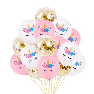 UNICORN BALLOONS Party Decorations- Unicorn Baby Shower, Unicorn Party Balloon, Girls Birthday Party, Unicorn Party Favors, Unicorn Birthday