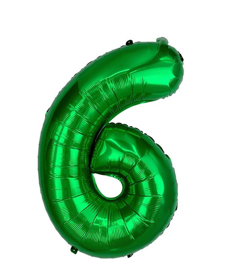 32inches Green Number Balloons Number Balloons Giant Number - Etsy