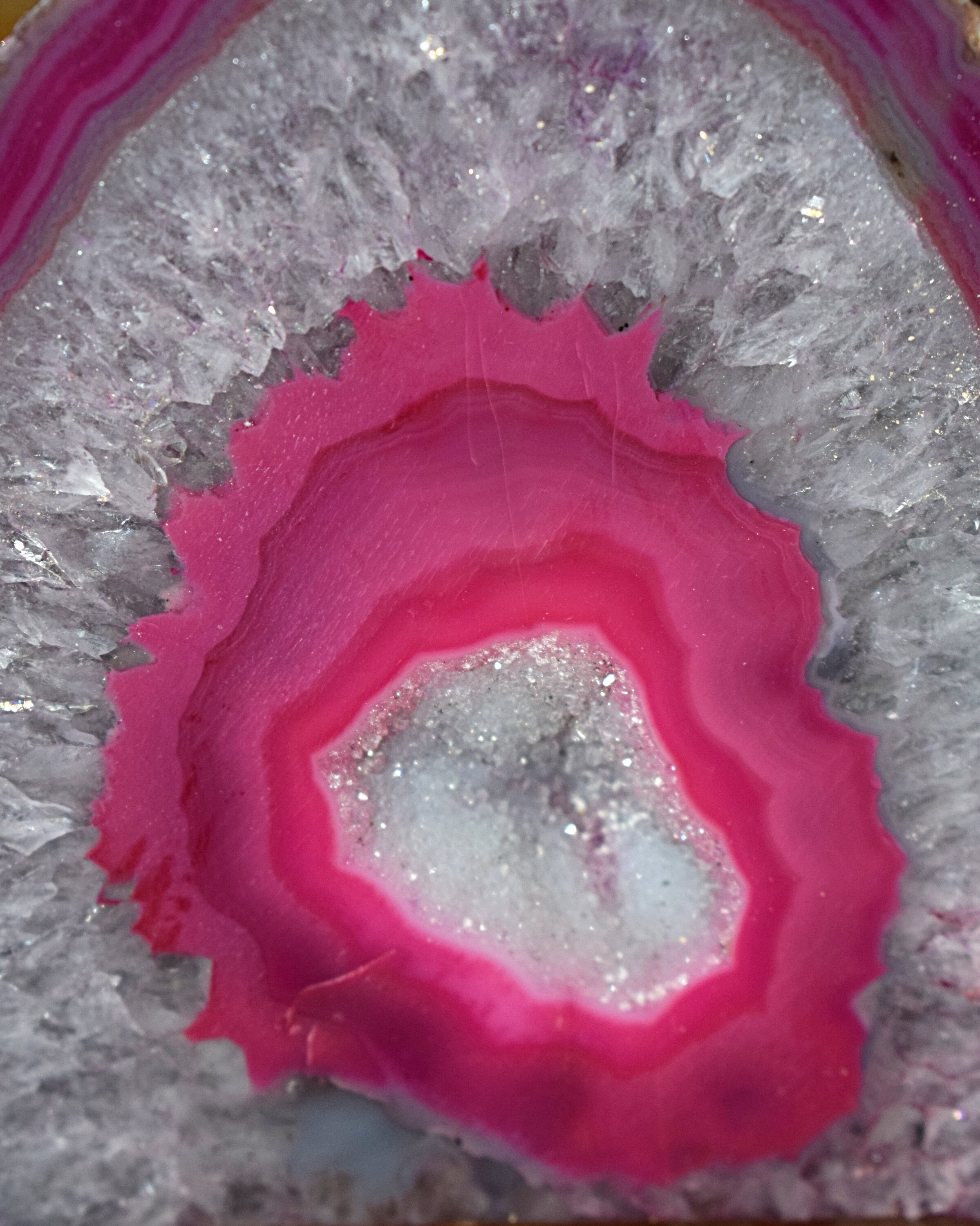 Pink Geode Wall Art brazil geode crystal cavity pink agate Etsy