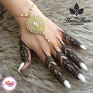 Indian ring bracelet attached sale