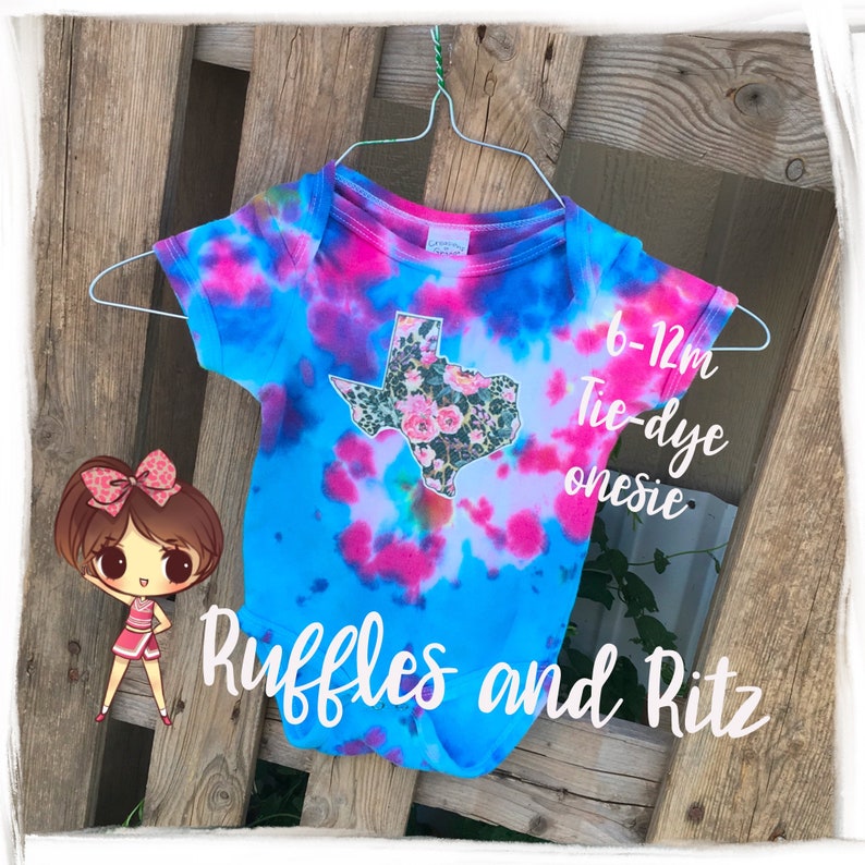 6-12 tie-dye onesie