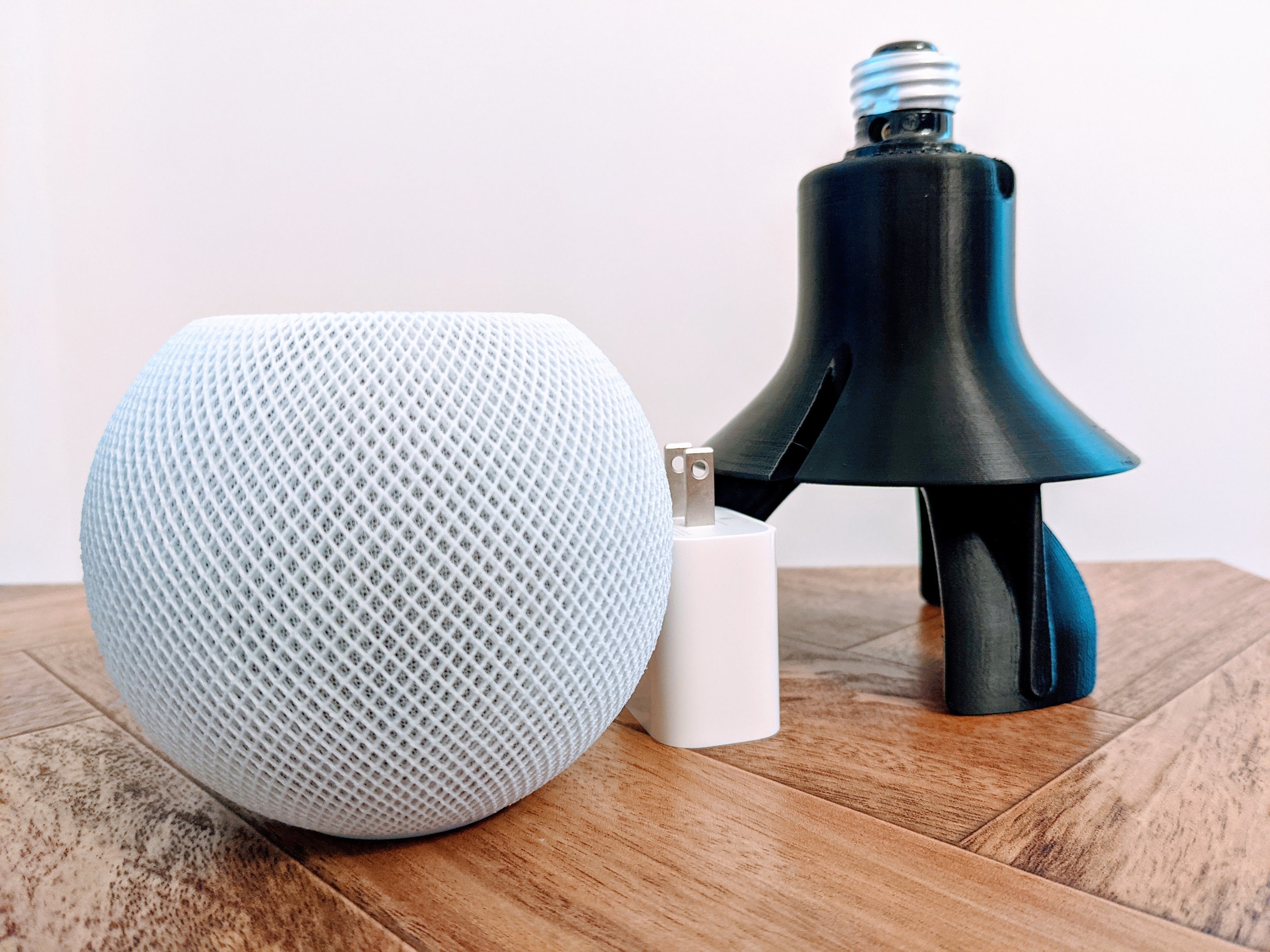 Dock Socket Speaker Mount for Apple HomePod Mini (black Outdoor