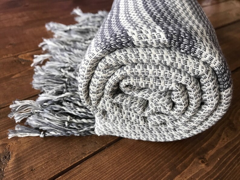Istanbul Turkish Towel Light Grey Etsy.de
