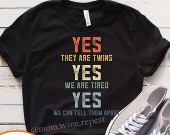 funny twin shirts for dad