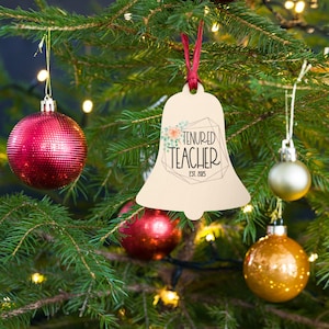 Tenured Teacher Ornament Tenure Teacher 2024 Tenured Teacher Gift Tenure 2024 College Professor Tenured AF Congratulations On Tenure