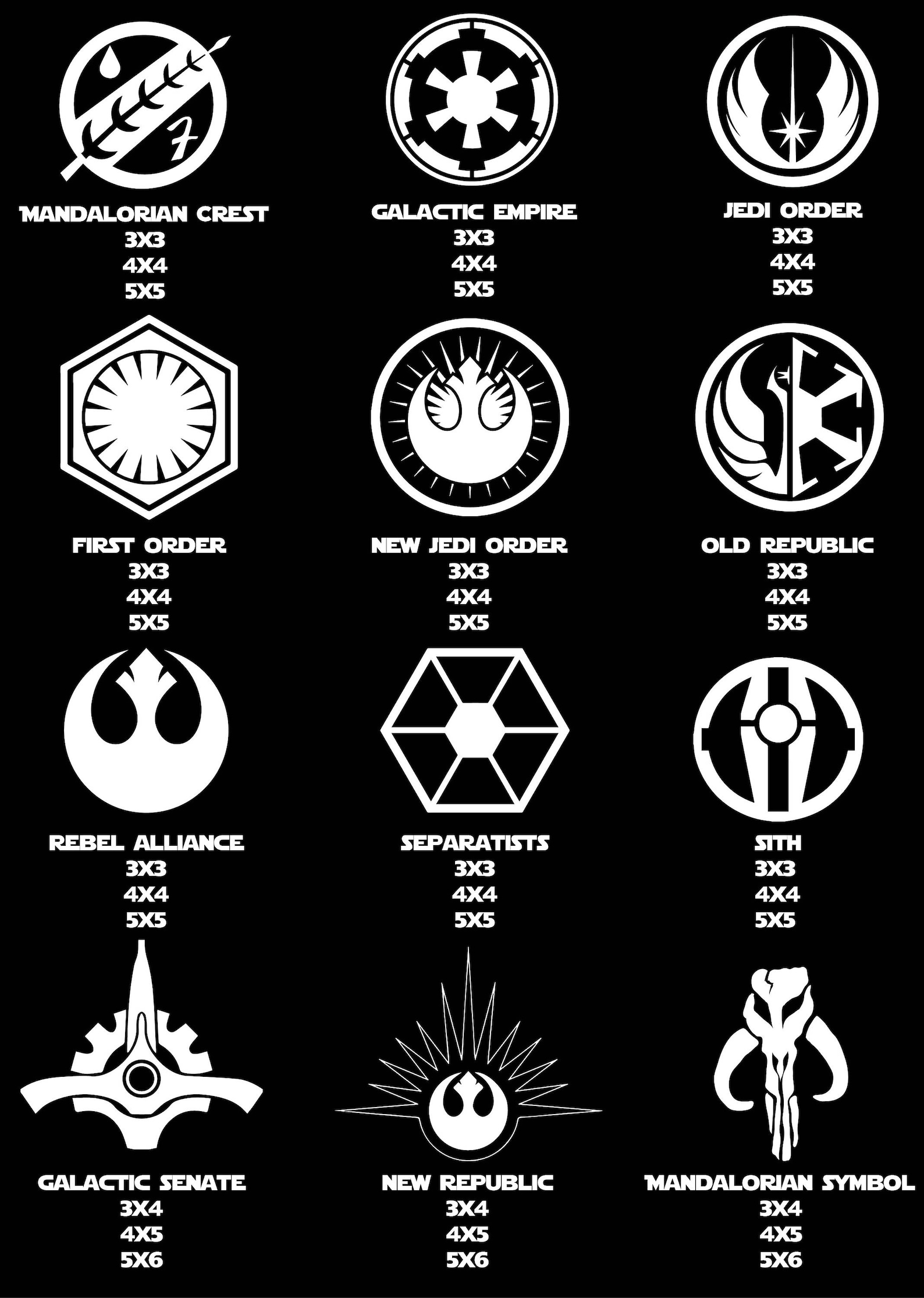 Star Wars Decals First Order Decal Rebel Alliance Decal | Etsy