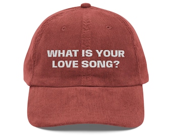 Baseball Caps BTS What is Your Love Song - Etsy