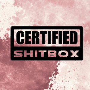 Certified Shitbox decal