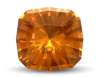 Garnet Loose Gemstone, Natural Hessonite Garnet 34.72 carats, GIA Certified Garnet for Jewelry Making