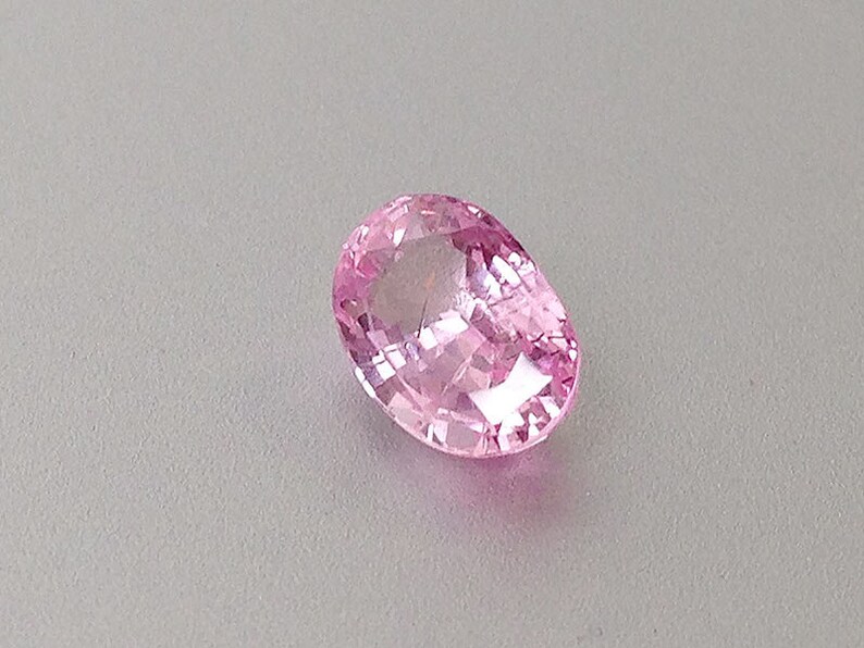 Padparadscha Sapphire, Unheated Padparadscha Sapphire 1.13 carats, Certified Padparadscha Loose for Jewelry Making image 9