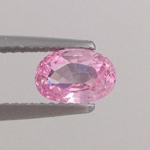 Padparadscha Sapphire, Unheated Padparadscha Sapphire 1.13 carats, Certified Padparadscha Loose for Jewelry Making image 7