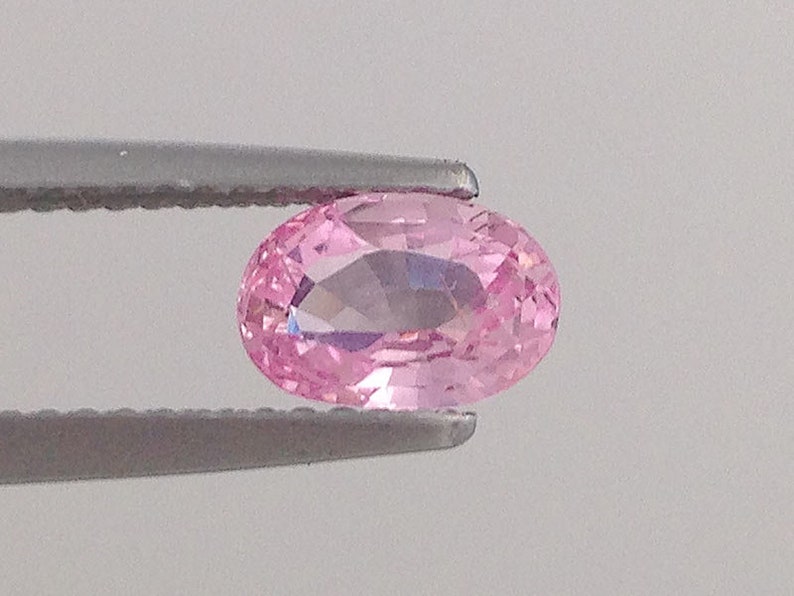 Padparadscha Sapphire, Unheated Padparadscha Sapphire 1.13 carats, Certified Padparadscha Loose for Jewelry Making image 7