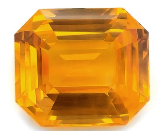 Natural Sri Lankan "Golden" - Yellow Sapphire 14.68 carats, Certified Gemstone, September Birthstone, Genuine Sapphire