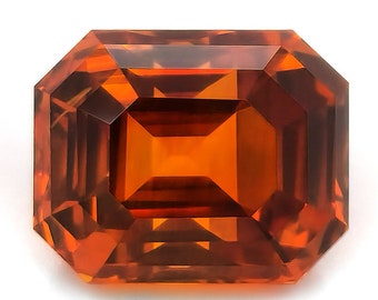 Orange Sapphire 10.16 carats, Loose Gemstone Certified, Sapphire Gemstone for Ring Vintage