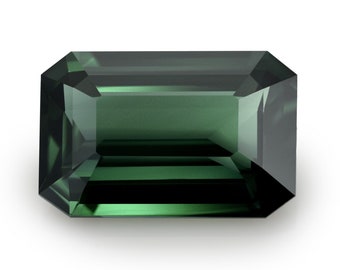 Natural Green Sapphire 13.63 carats with GIA Report