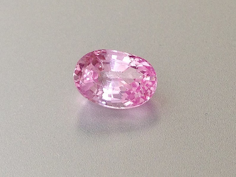 Padparadscha Sapphire, Unheated Padparadscha Sapphire 1.13 carats, Certified Padparadscha Loose for Jewelry Making image 8