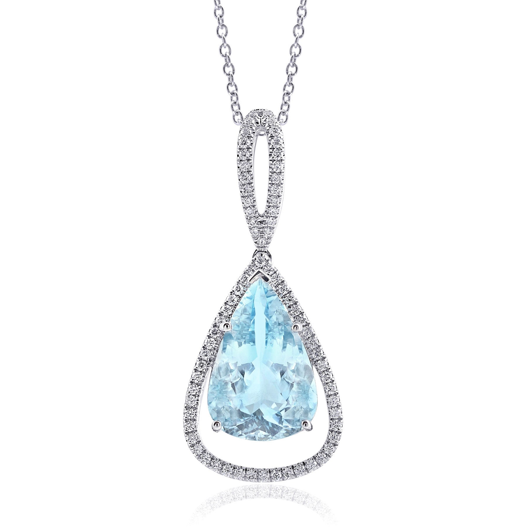 Aquamarine Necklace Genuine Aquamarine 6.30 carats Etsy