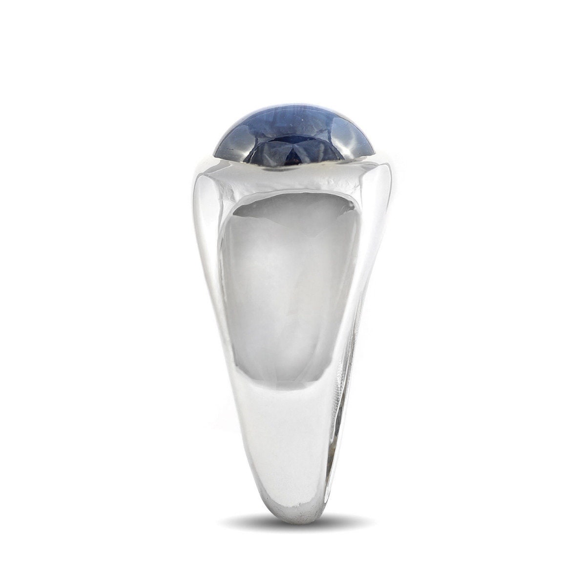 Mens gold blue deals star sapphire ring