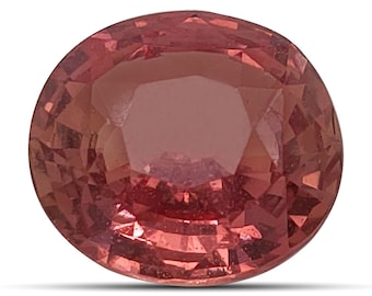 Extremely Rare Padparadscha Sapphire 1.36 carats, Unheated Padparadscha Sapphire for Jewelry Making, Certified Peach Sapphire