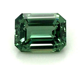 Natural Unheated Sapphire 8.72 carats, GIA Ethiopian Teal Sapphire, Green-Blue Sapphire Loose Stone