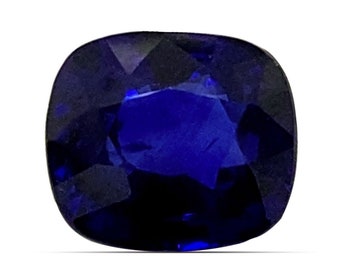 Natural Royal Blue Sapphire 3.78 carats, GIA Sapphire, Loose Gemstone