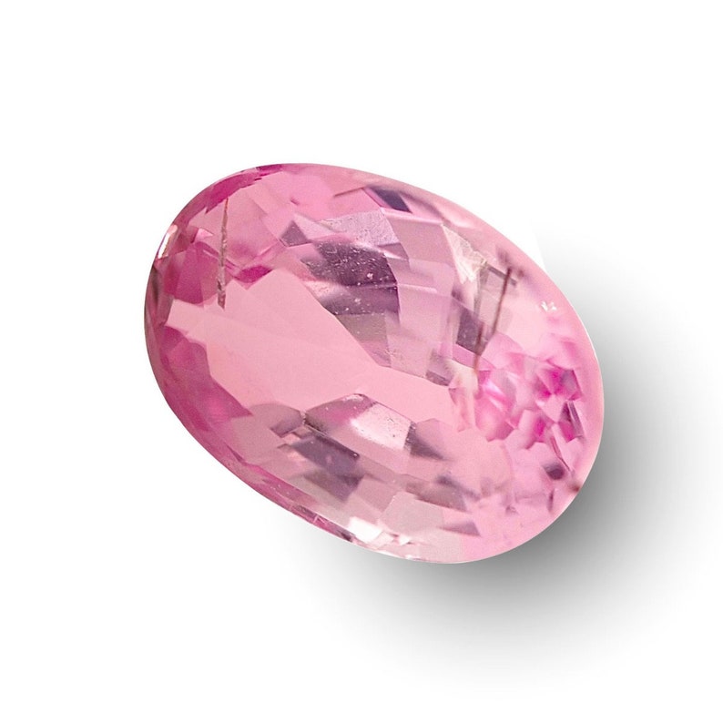 Padparadscha Sapphire, Unheated Padparadscha Sapphire 1.13 carats, Certified Padparadscha Loose for Jewelry Making image 3