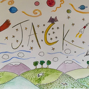 Baby name original art