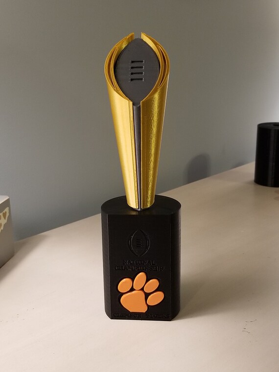 Clemson Tigers National Championship Football Trophy