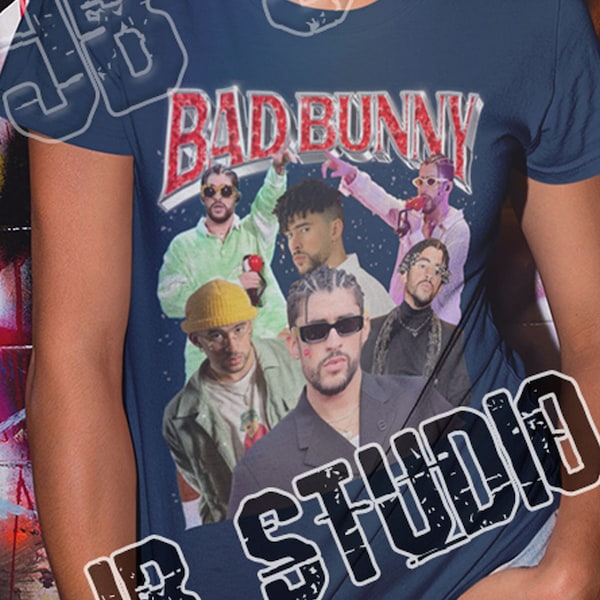 Bad Bunny Shirt Bootleg Vintage 90's Rap T Shirt Coachella 2023 Unisex Youth Women's Fit US Free Shipping