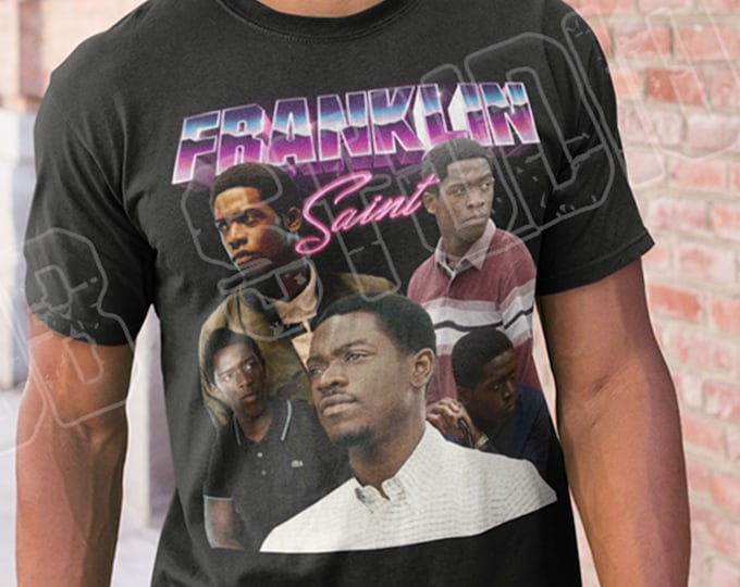 Franklin Saint Shirt Vintage 90's Rap T Shirt Snowfall T-shirt 2023 Unisex Youth Women's Fit US Free Shipping