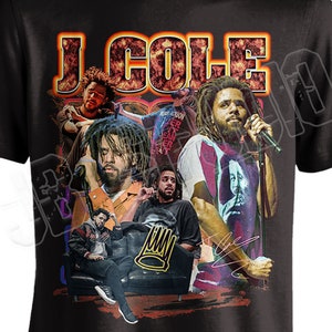 J Cole Vintage 90&#39;s Graphic Concert T-Shirt Unisex Ultra Cotton Tee US Free Shipping Tour