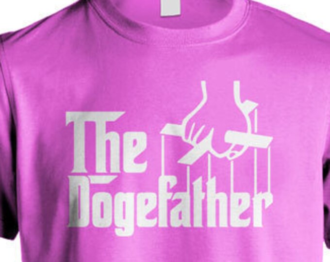 The Dogefather Tee Dogecoin shirt , Dogecoin Crypto, DOGE Cryptocurrency To The Moon Various Colors