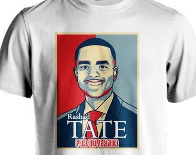 Rashad Tate For Governor Power Book V: Influence Tee Power Book Ghost Shirt St Patrick Tommy Tariq Kanan Up Saxe Starz