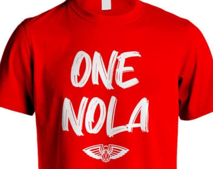 ONE NOLA New Orleans Pelicans Playoffs Tee Shirt NBA Basketball Finals Smoothie King Apparel McCollum Brandon Ingram Jaxson Hayes