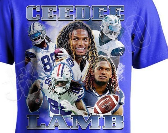 CeeDee Lamb Cowboys Vintage T-shirt 2023 Unisex Youth Women's Fit US Free Shipping