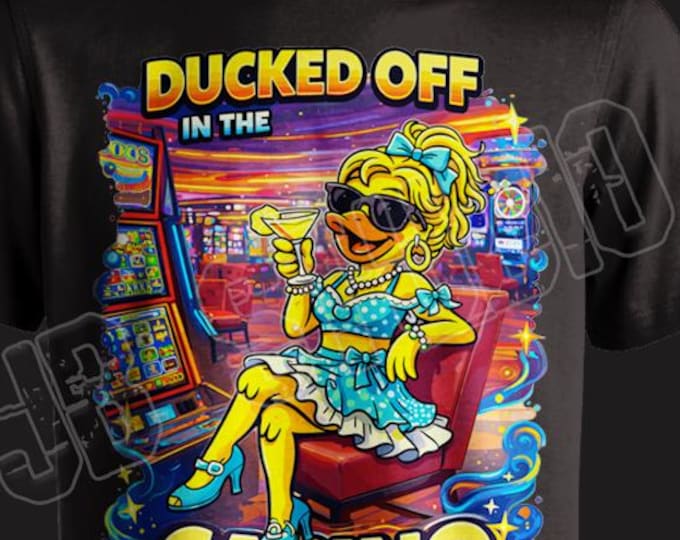 Ducked Off In The Casino Cruise Duck Tee Funny Vacation Gift Carnival Cruise Shirt