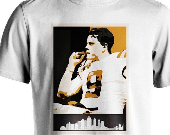Joe Burrow Cincinnati Bengals LSU Shirt Cigar Burreaux Celebration Tee Geaux Tigers Superdome Shirt