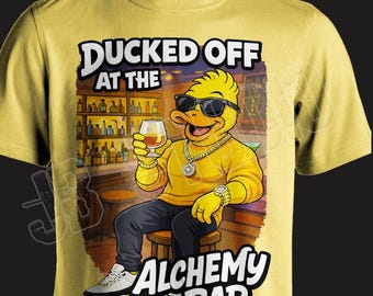 Ducked Off At The Alchemy Bar Cruise Guy Duck Tee Funny Vacation Gift Carnival Cruise Shirt