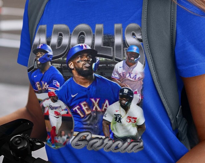 Adolis Garcia Shirt Vintage 90s Graphic Style T Shirt Gift For Rangers Fan of Adolis Garcia Baseball Gear Unisex US Free Shipping Arlington