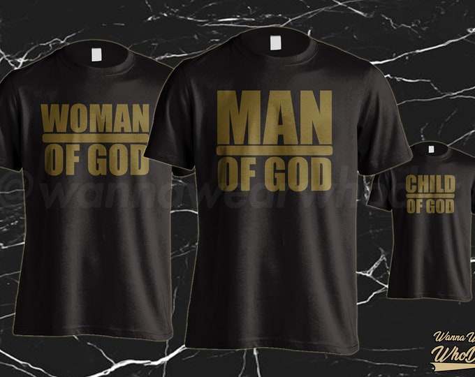 Man of God T-Shirt Christian Saint Shirt Woman Child Demario Davis Football New Orleans Shirt Tee Hoodie